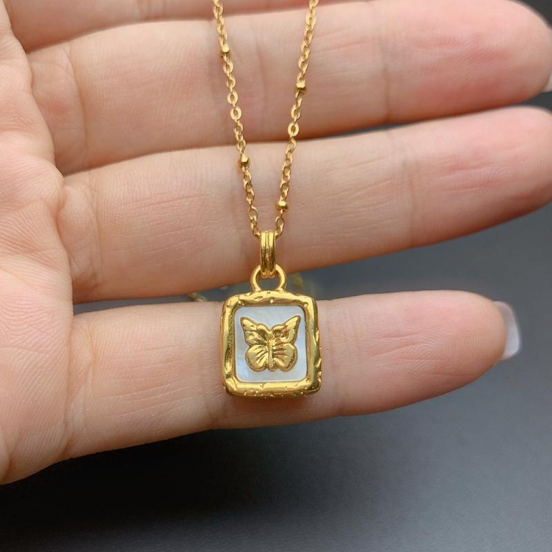Pendant Necklaces Butterfly Necklace Stainless Steel Long Sweater Chain MOP Sea Shell Square For Women 2022 Fashion Jewelry GiftPendant
Pendant Necklaces Butterfly Necklace Stainless Steel Long Sweater Chain MOP Sea Shell Square For Women 2022 Fashion Jewelry GiftPendant
