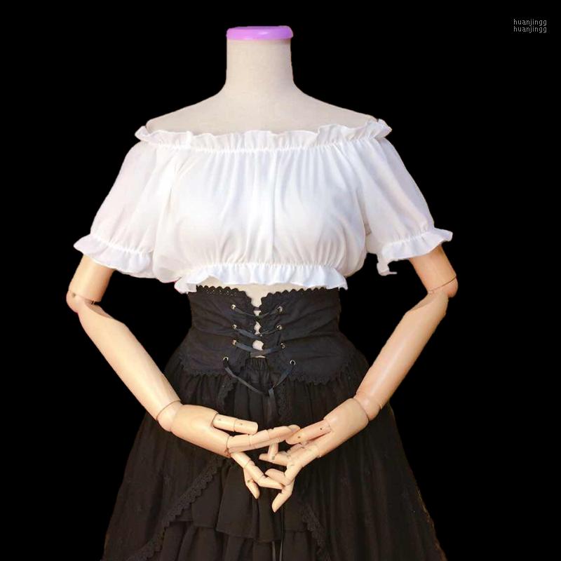 Summer Kawaii Lolita Shirt Women Chiffon Inside Short-sleeved Japanese Vintage Lace Bottoming Top Elegant Blouse Women's Blouses & Shirts, 2800
Summer Kawaii Lolita Shirt Women Chiffon Inside Short-sleeved Japanese Vintage Lace Bottoming Top Elegant Blouse Women's Blouses & Shirts, 2800