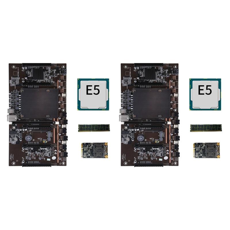 Motherboards 2X X79 H61 BTC Miner Motherboard 5X PCI-E 8X Support 3060 3080 Graphics Card With E5 2620 CPU RECC 4G DDR3 Memory 120G
Motherboards 2X X79 H61 BTC Miner Motherboard 5X PCI-E 8X Support 3060 3080 Graphics Card With E5 2620 CPU RECC 4G DDR3 Memory 120G
