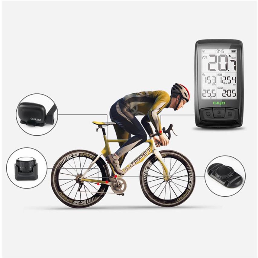 BLE40 Wireless Bicycle Computer Mount Holder Bicycle Speedometer SpeedCadence Sensor Waterproof Cycling Bike Computer260Y263L