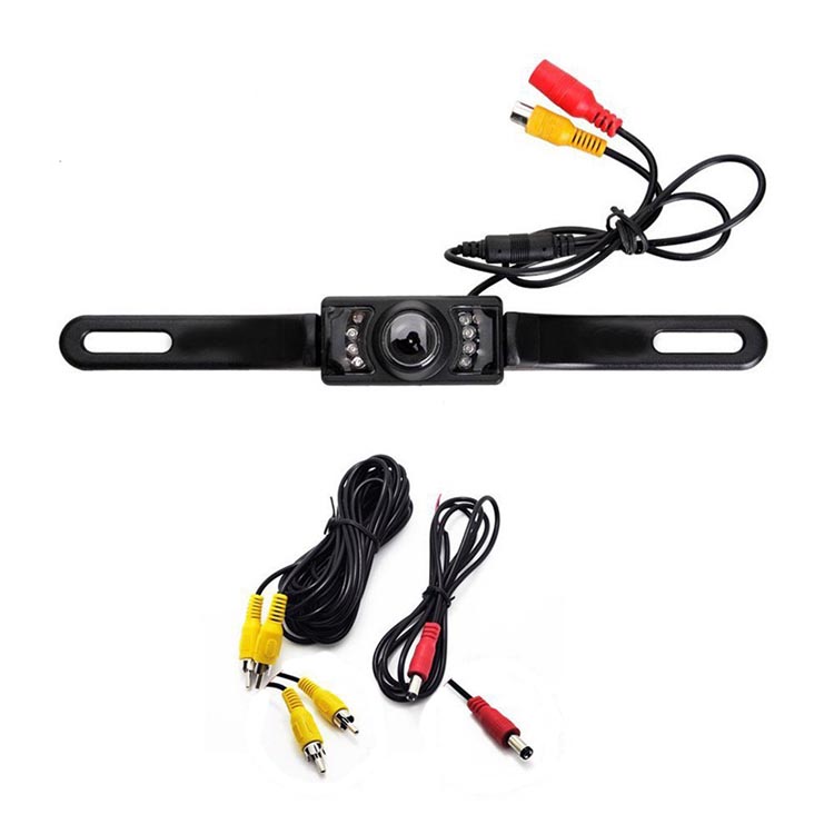 License Plate Frame Car Rear View Camera HD Night Vision Waterproof LED Infrared Backup Parking Camera
License Plate Frame Car Rear View Camera HD Night Vision Waterproof LED Infrared Backup Parking Camera
