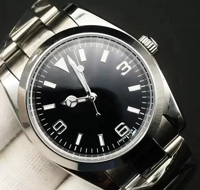 2 Color Top Quality Watches 36mm Explorer Vintage 16570 Stainless Steel Asia 2813 Movement Mechanical Automatic Mens Watch Men's Wristwatches, Water proof 50m
2 Color Top Quality Watches 36mm Explorer Vintage 16570 Stainless Steel Asia 2813 Movement Mechanical Automatic Mens Watch Men's Wristwatches, Water proof 50m