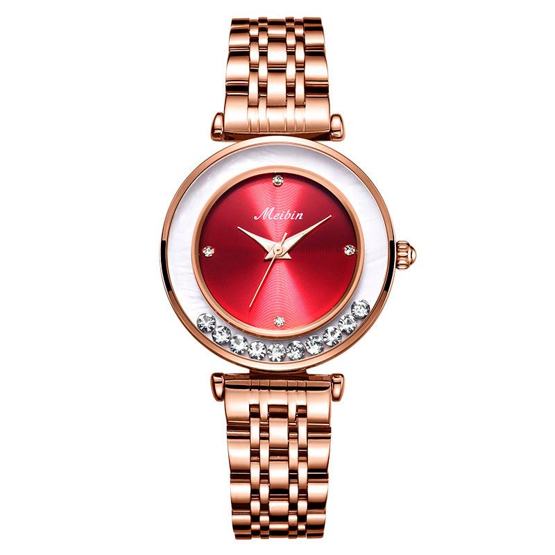 Wristwatches Fashion Meibin Diamond Lady Watches Thin Case Women's Watch Clock Montre Femme Relogio FemininoWristwatches WriWristwatches, Mesh gold
Wristwatches Fashion Meibin Diamond Lady Watches Thin Case Women's Watch Clock Montre Femme Relogio FemininoWristwatches WriWristwatches, Mesh gold