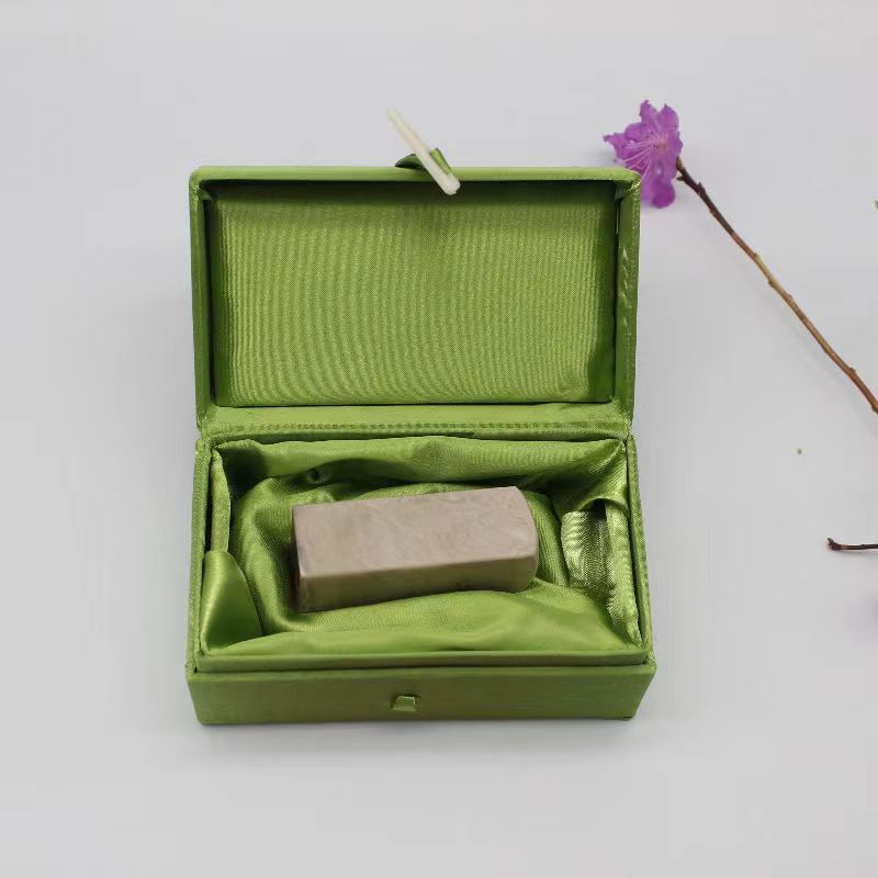 4pcs Cotton Filled Tall Silk Brocade Gift Boxes for Jewelry Packaging Case Decorative Rectangle Crafts Jade Stone Buddha beads Bracelet Storage Box 12