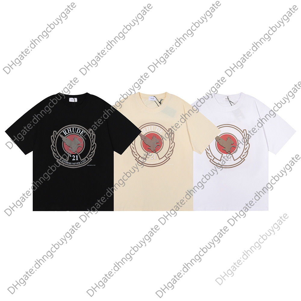 Shirt Designer Rhude American Prin Shor Sleeve Tee Casual Simple Eagle T-shir Loose Brand High Qualiy, White
Shirt Designer Rhude American Prin Shor Sleeve Tee Casual Simple Eagle T-shir Loose Brand High Qualiy, White
