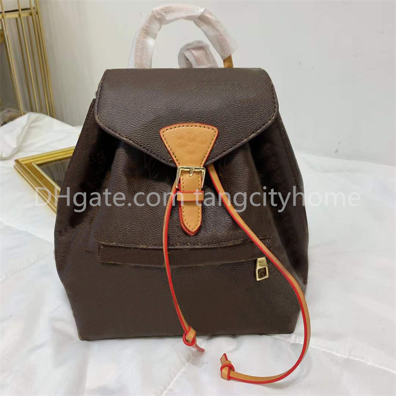 Cross-border Backpack Women 2021 Fashion Retro Leisure Double Drawstring Travel Bag Large Capacity Designer Luxury Backpack Vintage Letter Floral Print HandBag, Brown
Cross-border Backpack Women 2021 Fashion Retro Leisure Double Drawstring Travel Bag Large Capacity Designer Luxury Backpack Vintage Letter Floral Print HandBag, Brown
