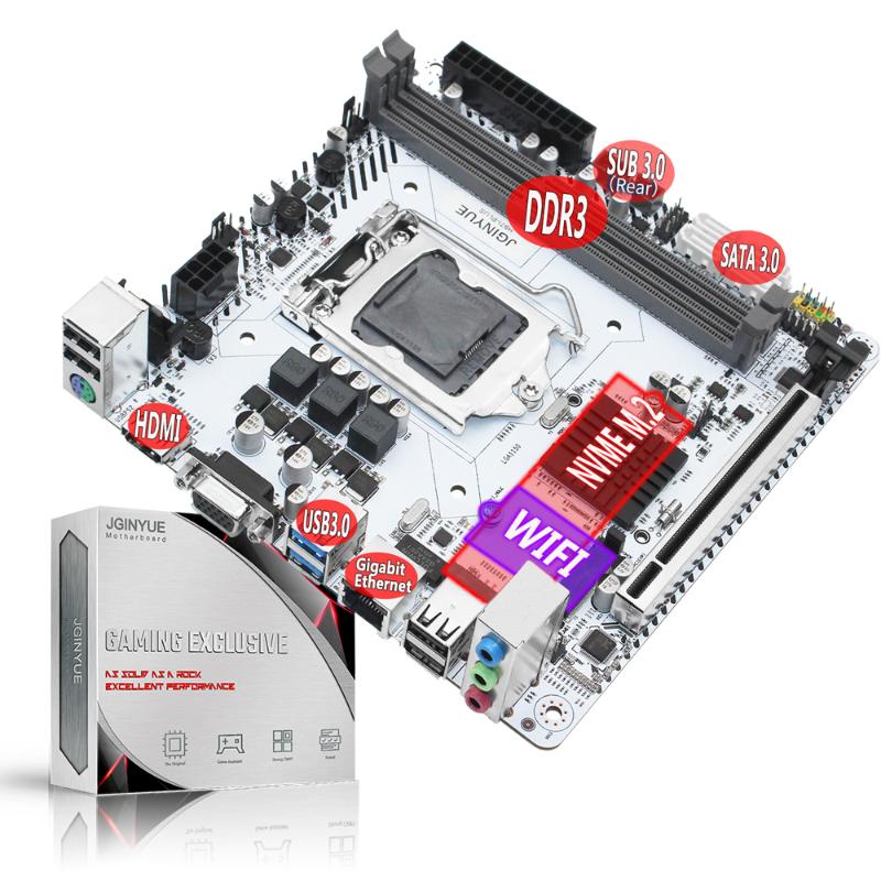 Motherboards JGINYUE H97 LGA 1150 Motherboard Support Intel Core/Xeon CPU Processor DDR3 Desktop RAM With NVMe M.2 WIFI USB3.0 Interface
Motherboards JGINYUE H97 LGA 1150 Motherboard Support Intel Core/Xeon CPU Processor DDR3 Desktop RAM With NVMe M.2 WIFI USB3.0 Interface