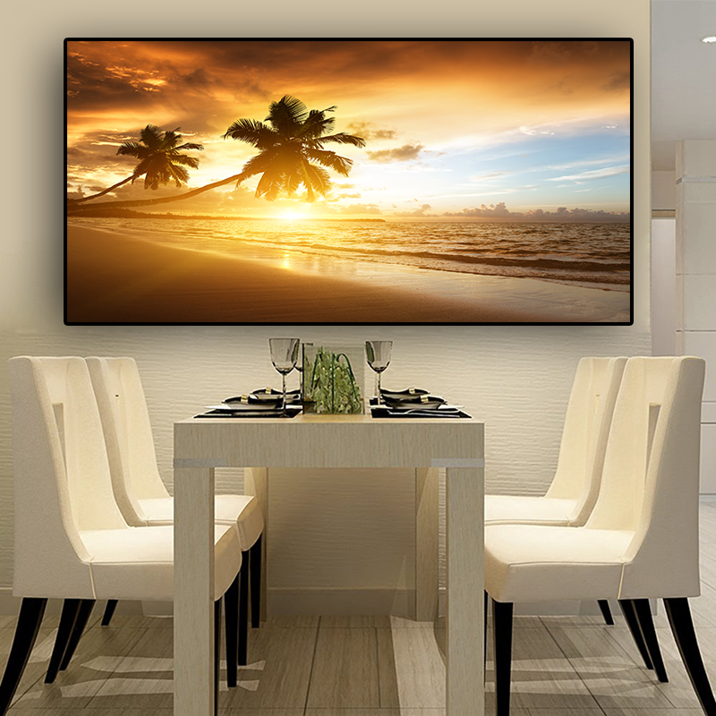 Coconut Tree Sunsets Sea Beach Landscape Posters and Prints Canvas Painting Panorama Scandinavian Wall Picture for Living Room
Coconut Tree Sunsets Sea Beach Landscape Posters and Prints Canvas Painting Panorama Scandinavian Wall Picture for Living Room