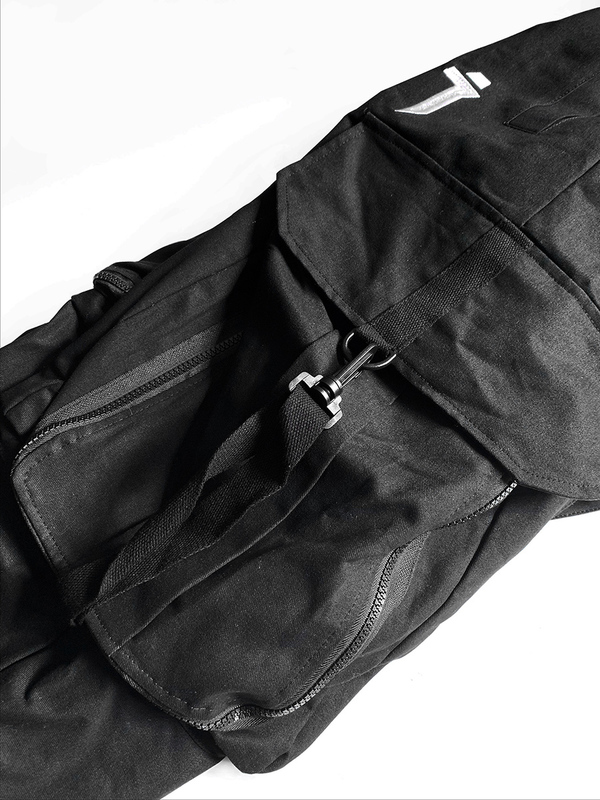 Japanese Streetwear Techwear Cargo Pants For Men Baggy Wide Leg Black Jogger 220330