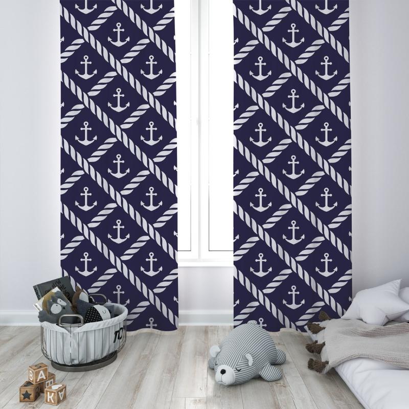 Curtain & Drapes Diagonal Stripe Sailor Anchor Baby Boy Kids Room Special Design Canopy Hook Button Blackout Jealous Window Bedroom, 65x135 cm ( 1 pcs)
Curtain & Drapes Diagonal Stripe Sailor Anchor Baby Boy Kids Room Special Design Canopy Hook Button Blackout Jealous Window Bedroom, 65x135 cm ( 1 pcs)