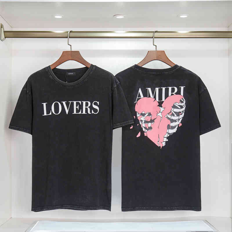 Designer t Shirts Oversized Men' High Street Old Amirss Short Sleeve Love Letter Print Casual Loose and Women' T-shirt, Black
Designer t Shirts Oversized Men' High Street Old Amirss Short Sleeve Love Letter Print Casual Loose and Women' T-shirt, Black