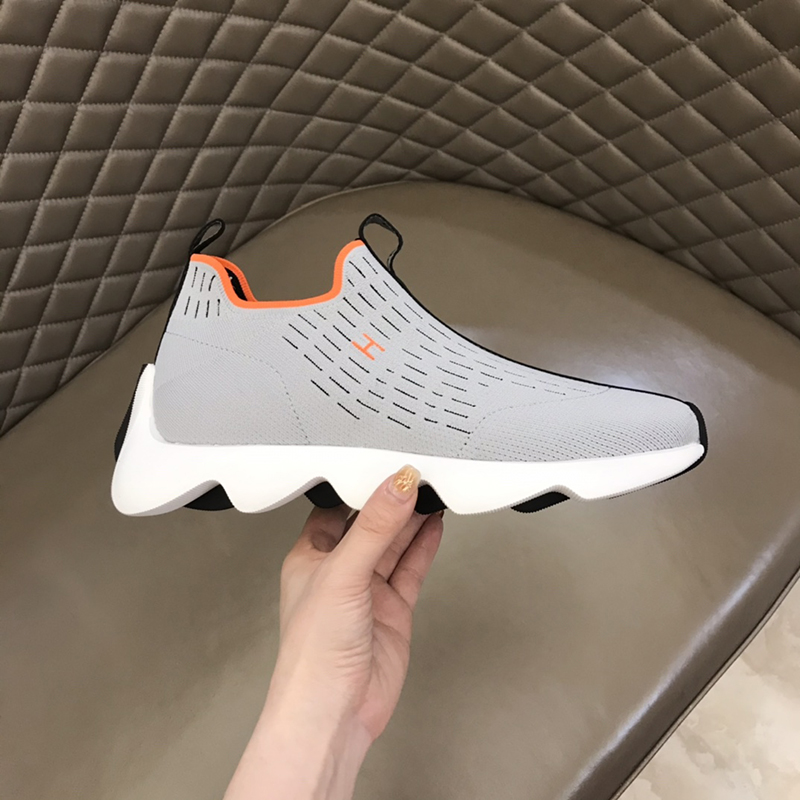 Italian men's elastic cloth designer casual shoes black luxury letter H set foot sneakers classic style rubber soles 40-45, Customize
Italian men's elastic cloth designer casual shoes black luxury letter H set foot sneakers classic style rubber soles 40-45, Customize