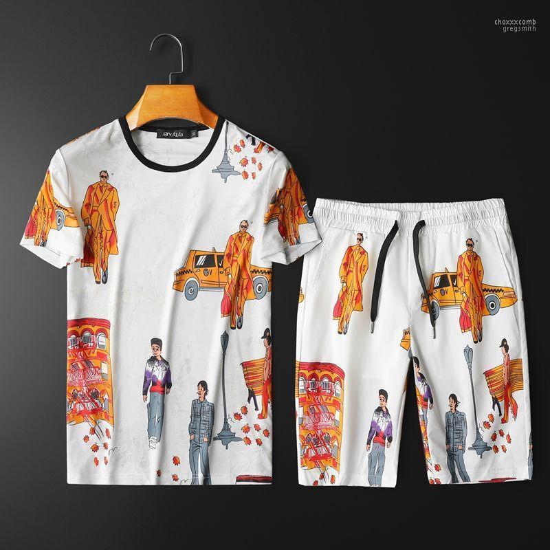 Men's Tracksuits 2022 Summer Large Size Short-sleeved T-shirt Short Men Set Trainingspak Mannen Digital Printing Ice Silk Slim Shorts, White
Men's Tracksuits 2022 Summer Large Size Short-sleeved T-shirt Short Men Set Trainingspak Mannen Digital Printing Ice Silk Slim Shorts, White