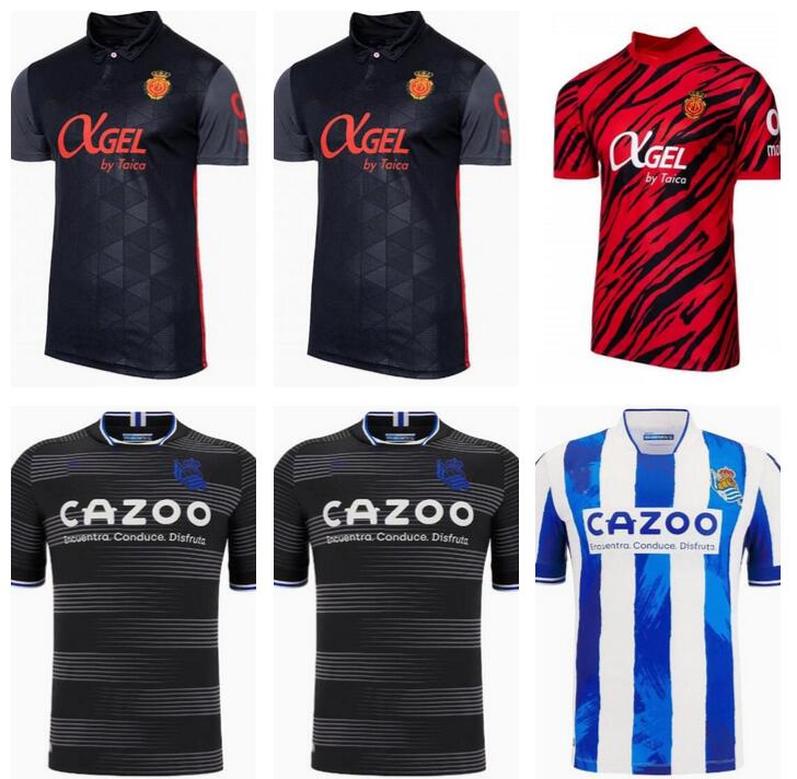 22 23 RCD Mallorca Soccer Jersey Real Sociedad Merino OYARZABAL Isak GuridiHome 2022 Murillo Lago Jonior Merveil Cufre Raillo Camisa de Uniforme de uniform, Real sociedad home
22 23 RCD Mallorca Soccer Jersey Real Sociedad Merino OYARZABAL Isak GuridiHome 2022 Murillo Lago Jonior Merveil Cufre Raillo Camisa de Uniforme de uniform, Real sociedad home