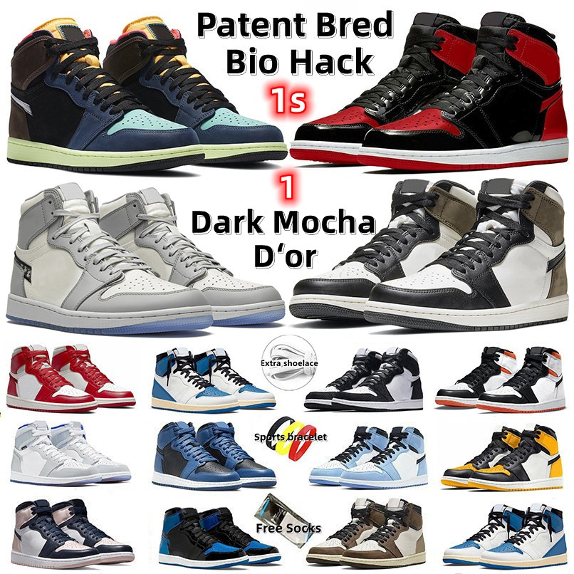Jumpman 1 1s Basketball shoes OG High Dark Mocha Bio hack TS men women Sports Designer Sneakers, 19
Jumpman 1 1s Basketball shoes OG High Dark Mocha Bio hack TS men women Sports Designer Sneakers, 19
