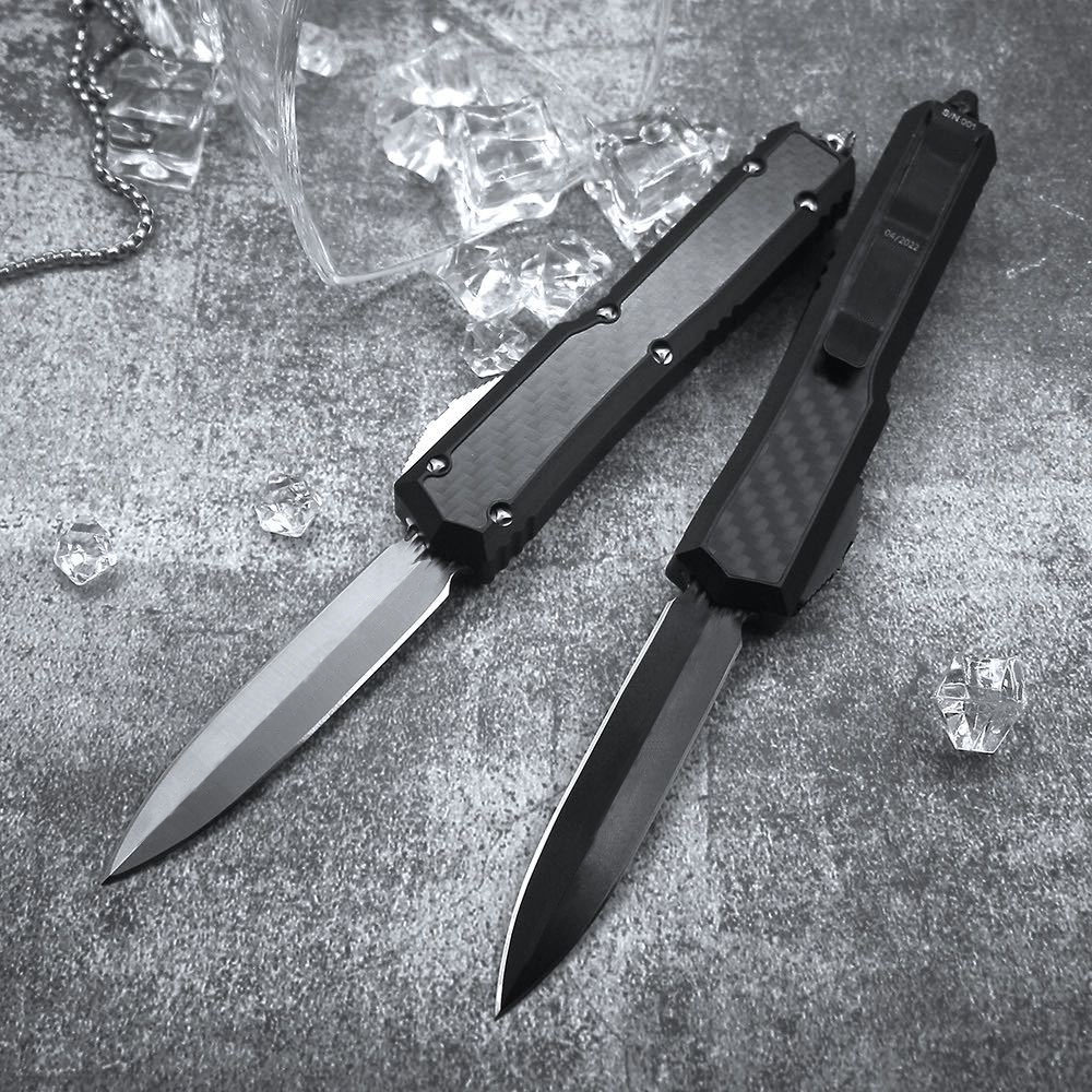 Makora II Automatic D/A Knife 3.3" D2 Plain Blade Aviation Aluminum Handle Tactical Combat Survival Knives Everyday Carry Gear UT85 A07
Makora II Automatic D/A Knife 3.3" D2 Plain Blade Aviation Aluminum Handle Tactical Combat Survival Knives Everyday Carry Gear UT85 A07