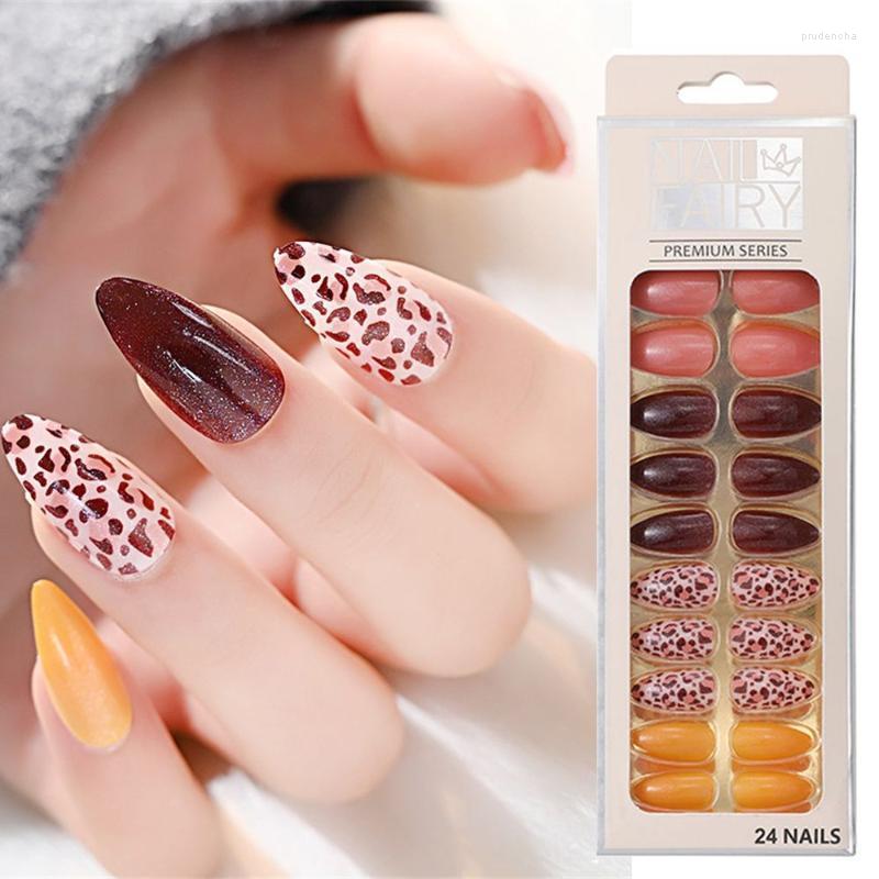 False Nails Trendy Leopard Print Full Cover Exquisite Drop-shaped Easy-to-operate Manicure Accessories Prud22, A01-73
False Nails Trendy Leopard Print Full Cover Exquisite Drop-shaped Easy-to-operate Manicure Accessories Prud22, A01-73