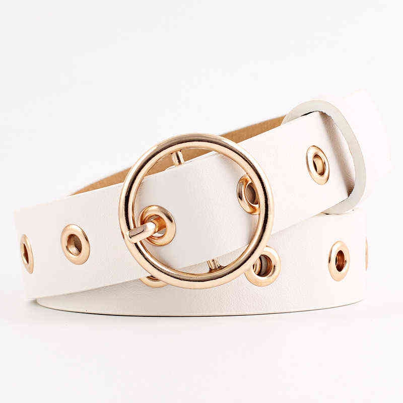 Women Belt Round Buckle Fashion Leather Belt for Women Black Pink White Blue Red Ladies Accessories Belts Y220419
Women Belt Round Buckle Fashion Leather Belt for Women Black Pink White Blue Red Ladies Accessories Belts Y220419
