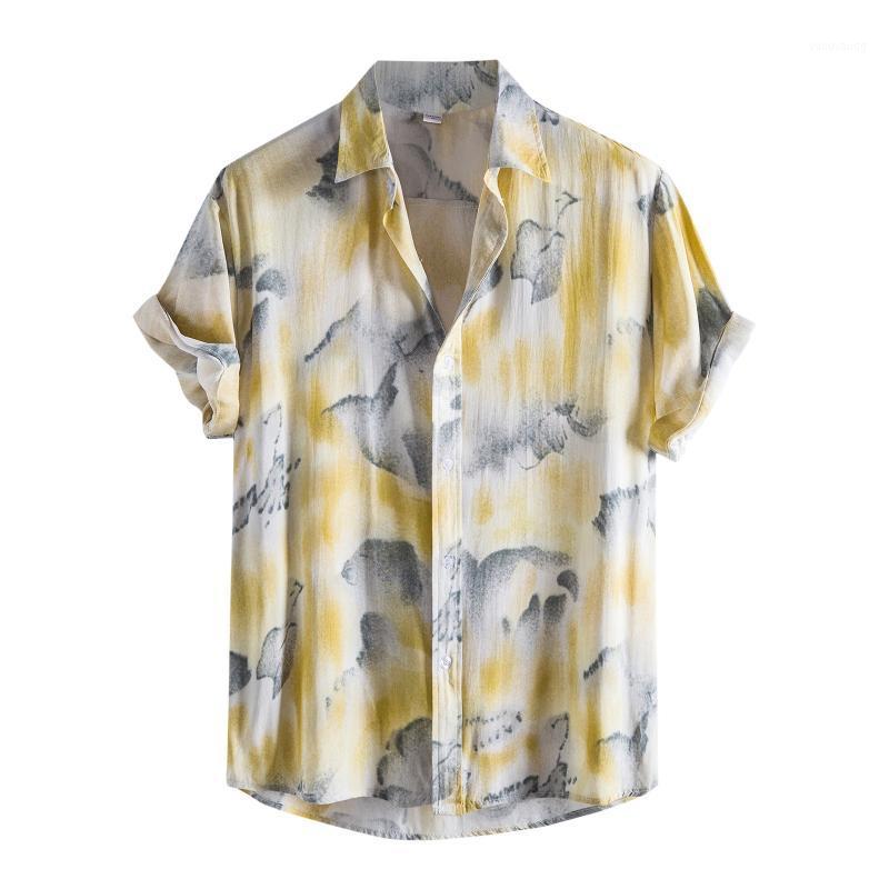 Men's Casual Shirts Shirt Hawaiian Ink Printing Chinese Style Short Sleeve Button Turn-down Collar Men Beach Clothing 2022, Orange
Men's Casual Shirts Shirt Hawaiian Ink Printing Chinese Style Short Sleeve Button Turn-down Collar Men Beach Clothing 2022, Orange