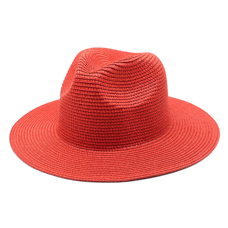 Spring Summer Sunhat Women Men Straw Hat Wide Brim Hats Woman Man Casual Top Hat Female Holiday Beach Caps Male Fashion Outdoor Tr