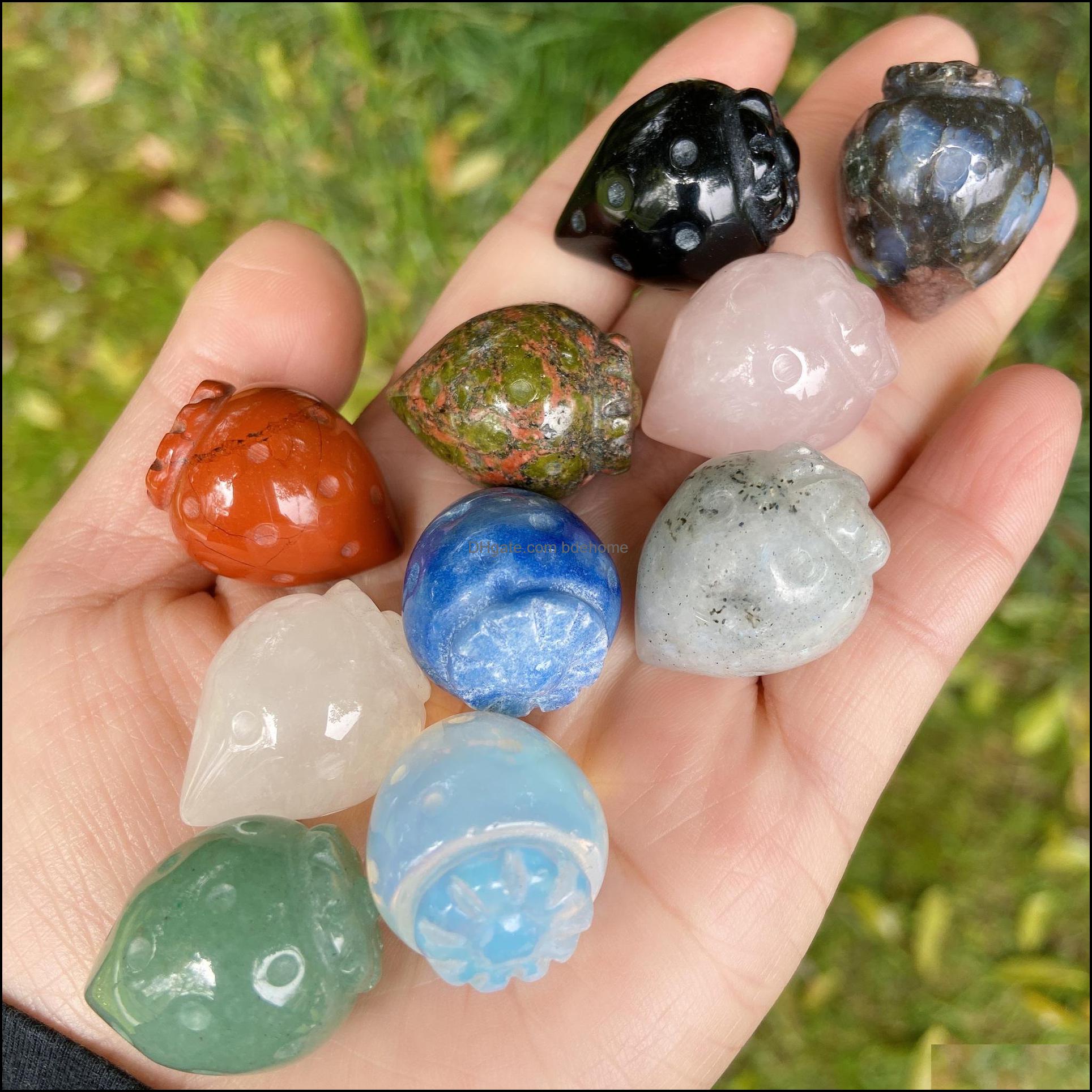 Stone Natural Crystal Ornaments Carved Stberry Craft Chakra Reiki Healing Quartz Mineral Tumbled Gemstones Hand Home Bdehome Dhbg4
Stone Natural Crystal Ornaments Carved Stberry Craft Chakra Reiki Healing Quartz Mineral Tumbled Gemstones Hand Home Bdehome Dhbg4