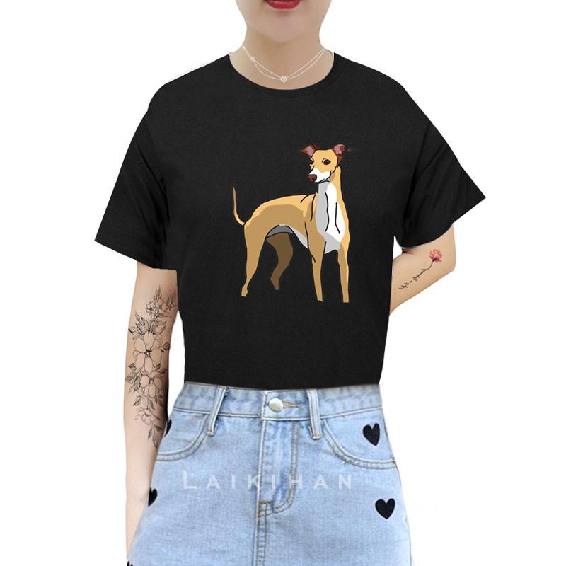 Women's T-Shirt 2022 Cotton Summer T-shirts Harajuku Cute Dog Cartoon Anime Style Loose Short Sleeved T Shirt Women Tops, Black
Women's T-Shirt 2022 Cotton Summer T-shirts Harajuku Cute Dog Cartoon Anime Style Loose Short Sleeved T Shirt Women Tops, Black