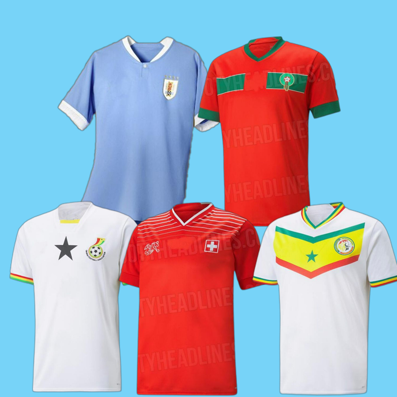 22 23 Morocco soccer jerseys Senegal MANE Hakimi Ghana 2022 2023 Switzerland KOULIBALY maillot Serbia football uniforms shirts VLAHOVIC MITROVIC TADIC Uruguay
22 23 Morocco soccer jerseys Senegal MANE Hakimi Ghana 2022 2023 Switzerland KOULIBALY maillot Serbia football uniforms shirts VLAHOVIC MITROVIC TADIC Uruguay
