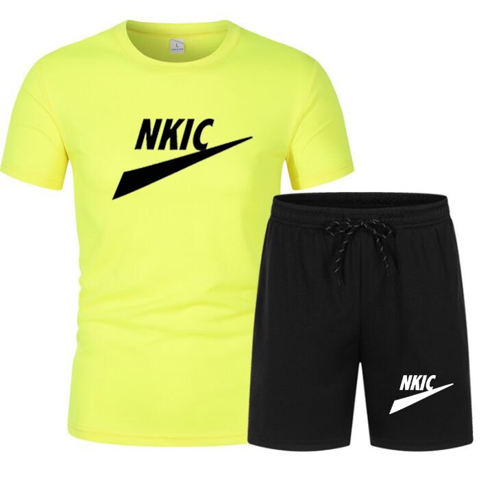 Tracksuit Male 2022 Men Clothing Sportswear Set Summer Male Print Shorts + 100% Cotton T Shirt 2pc Suit Brand LOGO Sportswears, Customize
Tracksuit Male 2022 Men Clothing Sportswear Set Summer Male Print Shorts + 100% Cotton T Shirt 2pc Suit Brand LOGO Sportswears, Customize