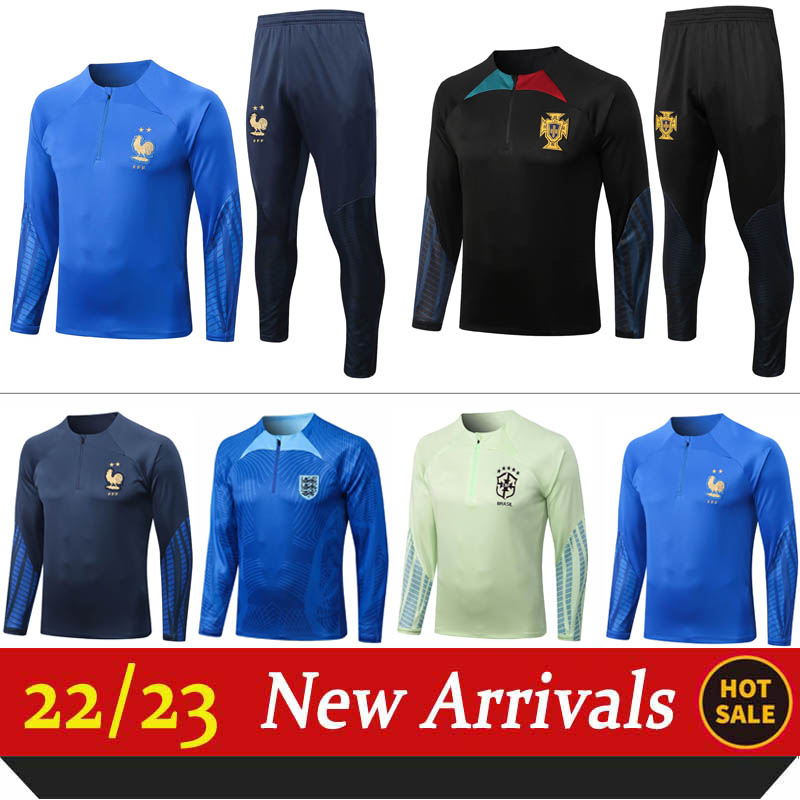 2022 world cup National Team tracksuit Brazil England Italy Portugal WERNER KIMMICH BRANT jacket half pull football training suit, 13
2022 world cup National Team tracksuit Brazil England Italy Portugal WERNER KIMMICH BRANT jacket half pull football training suit, 13