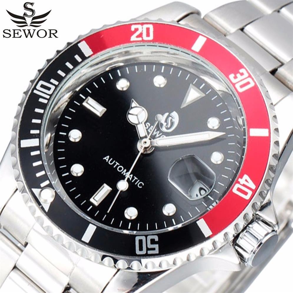 SEWOR Top Brand Luxury Date Sport Automatic Mechanical Watch Men Wristwatches Clock Army Military Watches Relogio Masculino D18100253H, Us1
SEWOR Top Brand Luxury Date Sport Automatic Mechanical Watch Men Wristwatches Clock Army Military Watches Relogio Masculino D18100253H, Us1