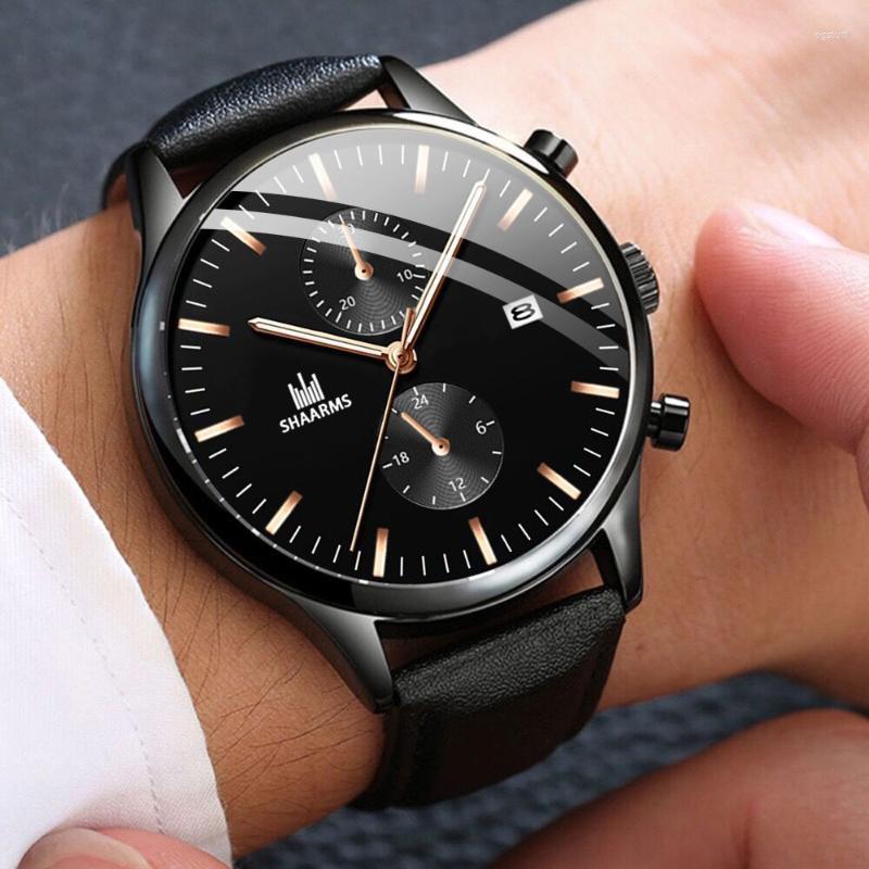 Wristwatches Casual Watch Fashion Minimalist Men Quartz Wristwatch 100% Leather Strap Luxury Mens Gift Male Water Proof Military Watches Sal
Wristwatches Casual Watch Fashion Minimalist Men Quartz Wristwatch 100% Leather Strap Luxury Mens Gift Male Water Proof Military Watches Sal