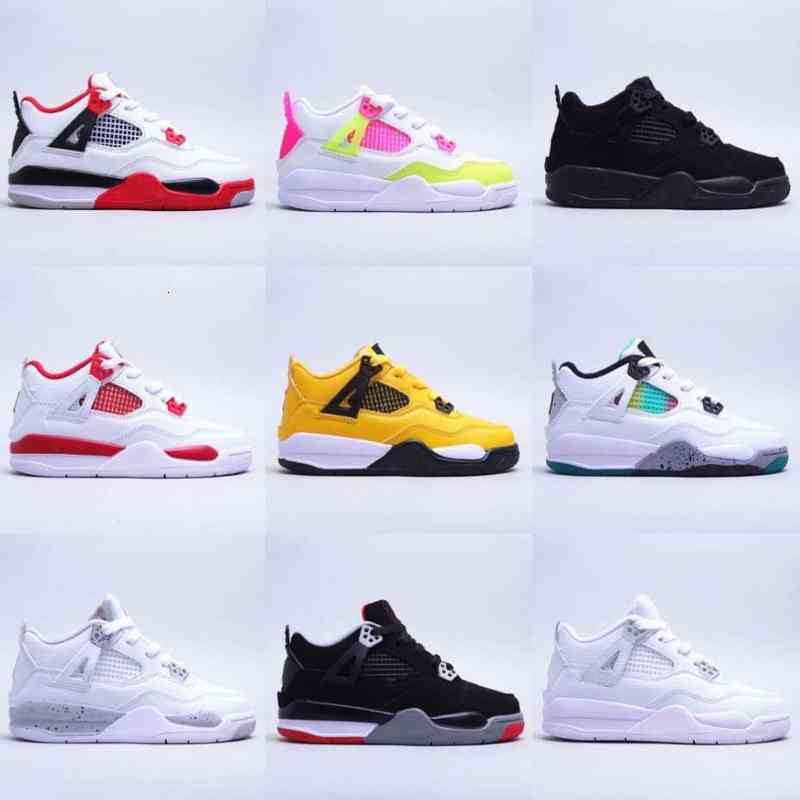 Kids designer casual shoes Jumpman 4 4s Basketball Shoes Toddler jordon Low Sneaker boys girls trainers Runner Shoe Fire Red Thunder, 10217801
Kids designer casual shoes Jumpman 4 4s Basketball Shoes Toddler jordon Low Sneaker boys girls trainers Runner Shoe Fire Red Thunder, 10217801