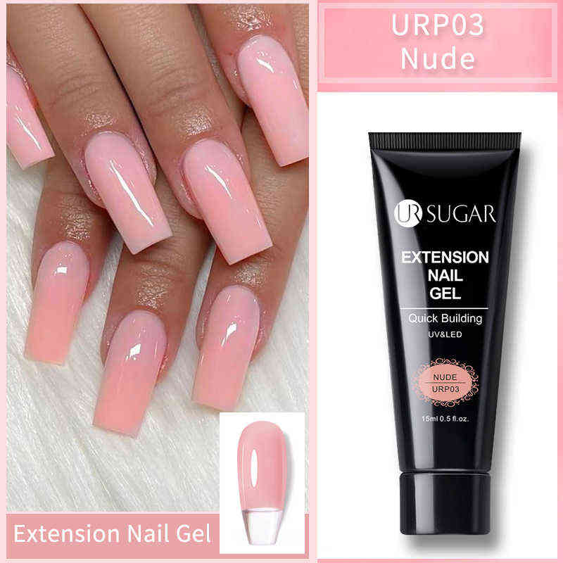 NXY Nail Gel 15ml Nude Extension Polish Glitter Acrylic Finger Quick Building Varnish All for Manicure Art Extend 0328