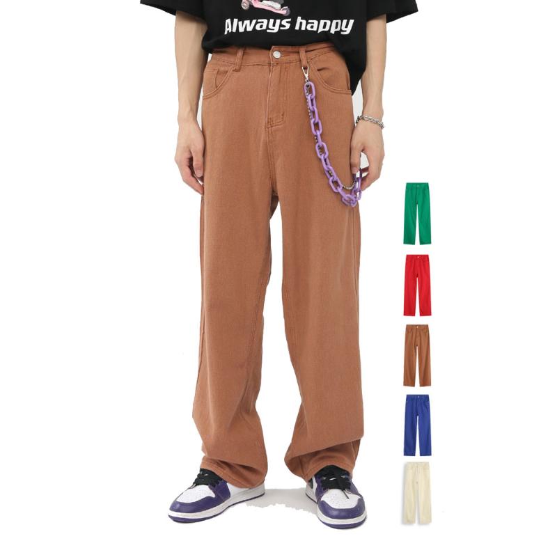 Men's Jeans Multicolor Casual Straight Denim Pants For Men Women Streetwear Fashion Loose Vintage Male TrousersMen's, Brown
Men's Jeans Multicolor Casual Straight Denim Pants For Men Women Streetwear Fashion Loose Vintage Male TrousersMen's, Brown