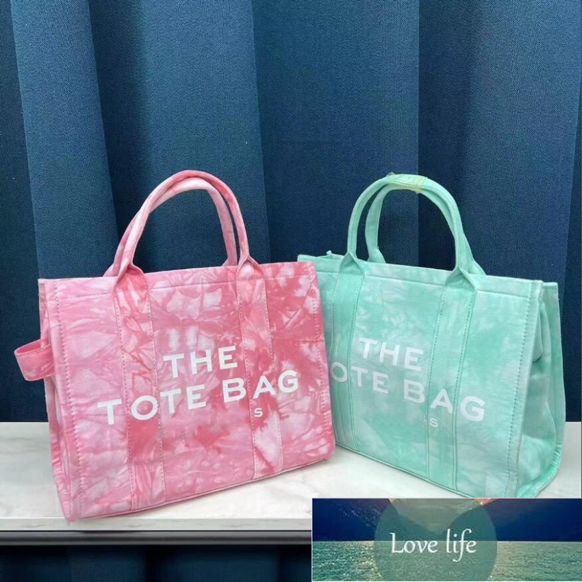 High Quality Fashion Canvas the tote bag with letters Print logo Tie-dye totes Women handbag New large capacity, As pic
High Quality Fashion Canvas the tote bag with letters Print logo Tie-dye totes Women handbag New large capacity, As pic