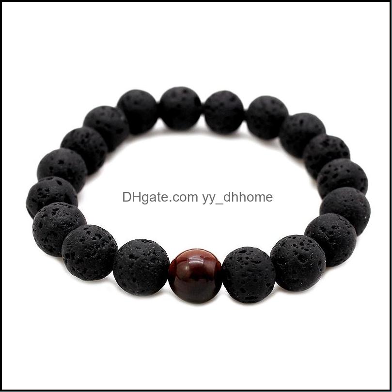 Beaded Strands Bracelets Jewelry Fashion Men Lava Beads Black Volcanic Rock Tiger Eyes Energy Stone Handmade Buddha Prayer Beaded For Drop
Beaded Strands Bracelets Jewelry Fashion Men Lava Beads Black Volcanic Rock Tiger Eyes Energy Stone Handmade Buddha Prayer Beaded For Drop