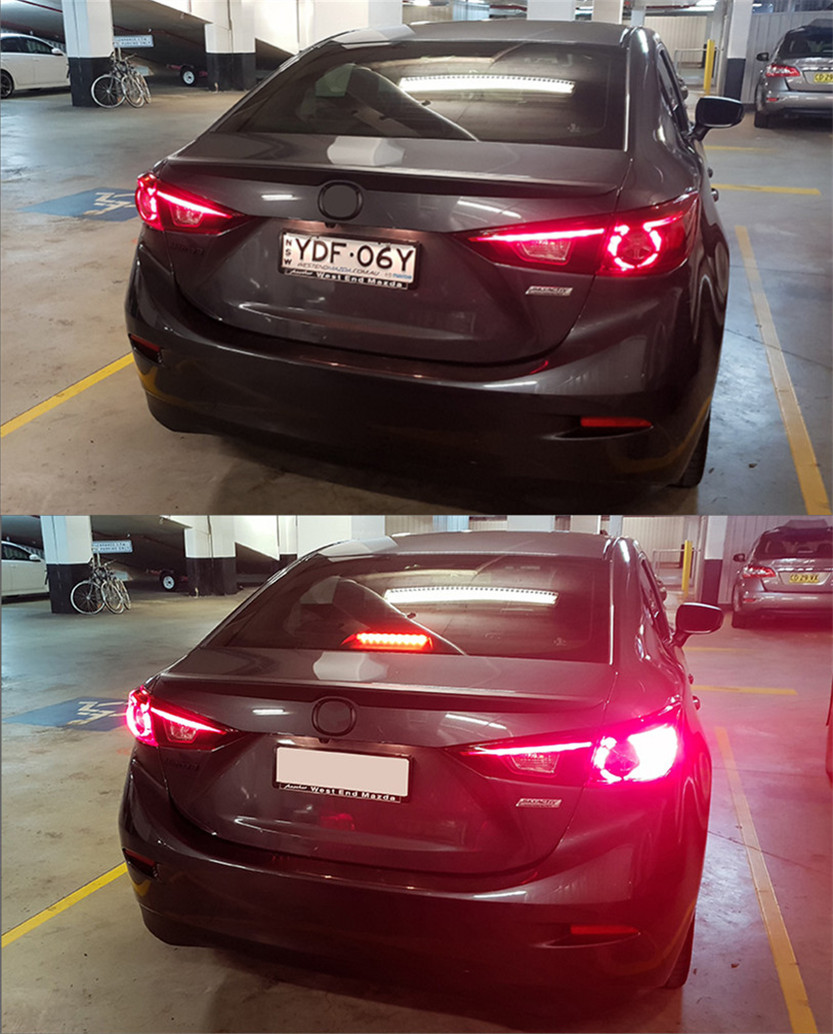 Automobile Taillamp Accessories For Mazda 3 Axela LED Tail Light 20 14-20 18 DRL Brake Lights Turn Signal Reversing Lights