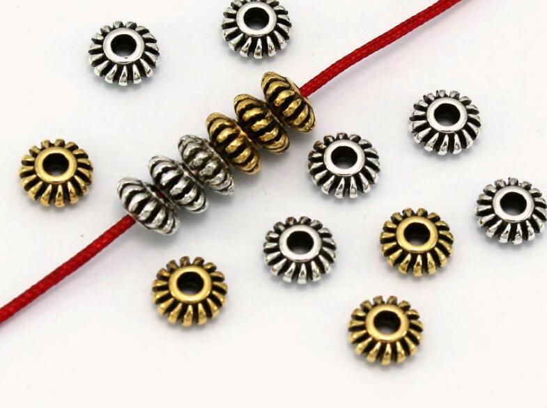 6mm gear bead Tibetan Silver Antique Loose Bead Spacer Connectors for DIY Jewelry Making bracelet se4y23
6mm gear bead Tibetan Silver Antique Loose Bead Spacer Connectors for DIY Jewelry Making bracelet se4y23