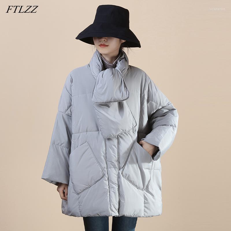 Women' Down & Parkas FTLZZ Winter Women Scarf Round Neck Warm Snow Outwear Elegant Female 90% White Duck Jacket Casual Loose Solid Coat Luc, Beige
Women' Down & Parkas FTLZZ Winter Women Scarf Round Neck Warm Snow Outwear Elegant Female 90% White Duck Jacket Casual Loose Solid Coat Luc, Beige