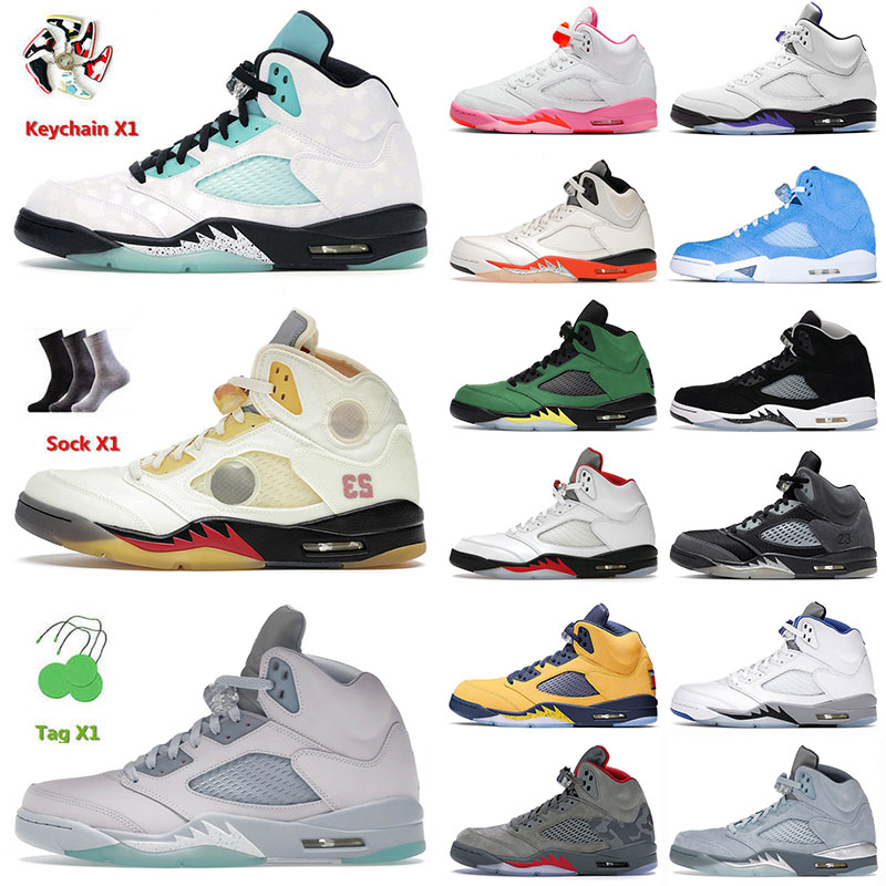 Authentic Top Jumpman 5 5s V Mens Basketball Shoes Island Green Off Sail Retro Easter All White Anthracite Men Women Sneakers Trainers Raging Bull, D25 40-47 international flight
Authentic Top Jumpman 5 5s V Mens Basketball Shoes Island Green Off Sail Retro Easter All White Anthracite Men Women Sneakers Trainers Raging Bull, D25 40-47 international flight