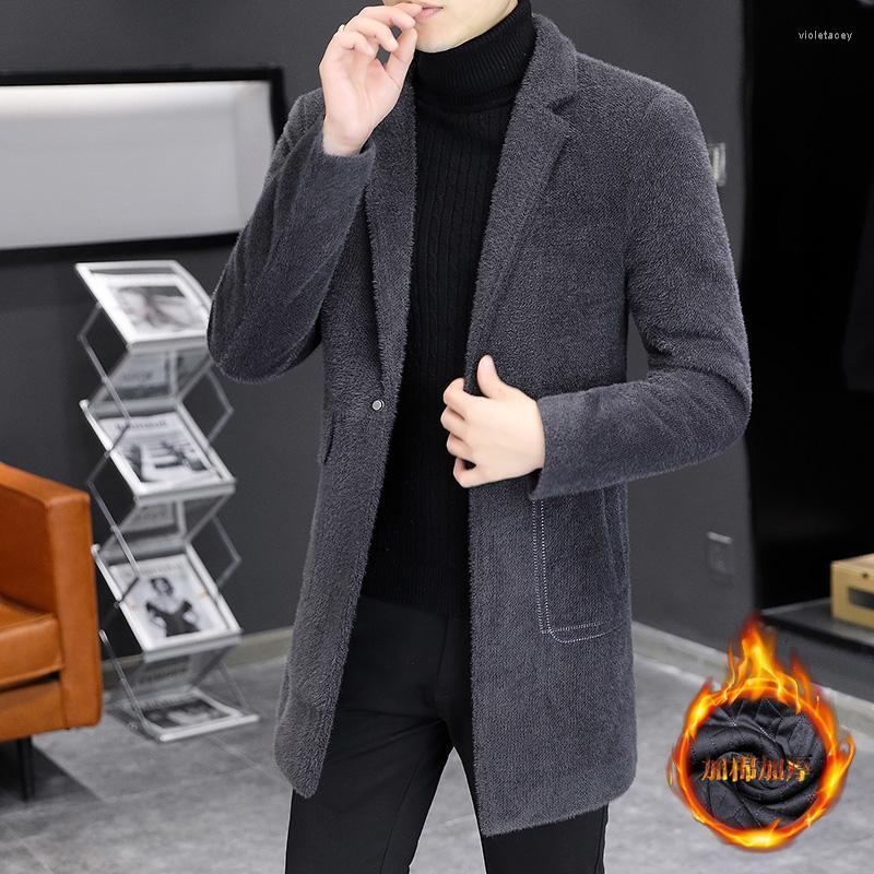 Men's Wool & Blends Korean Slim Woolen Jackets Coat Men Autum Winter Thick Warm Casual Business Trench Social Overcoat Windbreaker Clothing, Black
Men's Wool & Blends Korean Slim Woolen Jackets Coat Men Autum Winter Thick Warm Casual Business Trench Social Overcoat Windbreaker Clothing, Black
