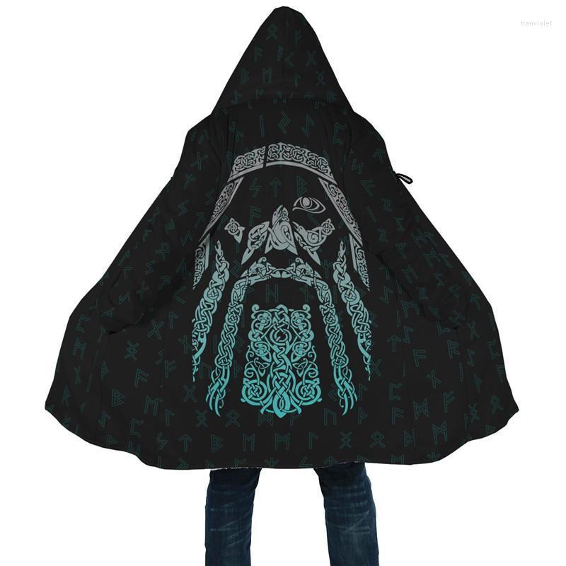 Men' Trench Coats Fashionable Odin Style Men' Winter Cloak Viking Tattoo 3D Full Printed Fleece Hooded Unisex Casual Thick Warm Coat C, Beige
Men' Trench Coats Fashionable Odin Style Men' Winter Cloak Viking Tattoo 3D Full Printed Fleece Hooded Unisex Casual Thick Warm Coat C, Beige
