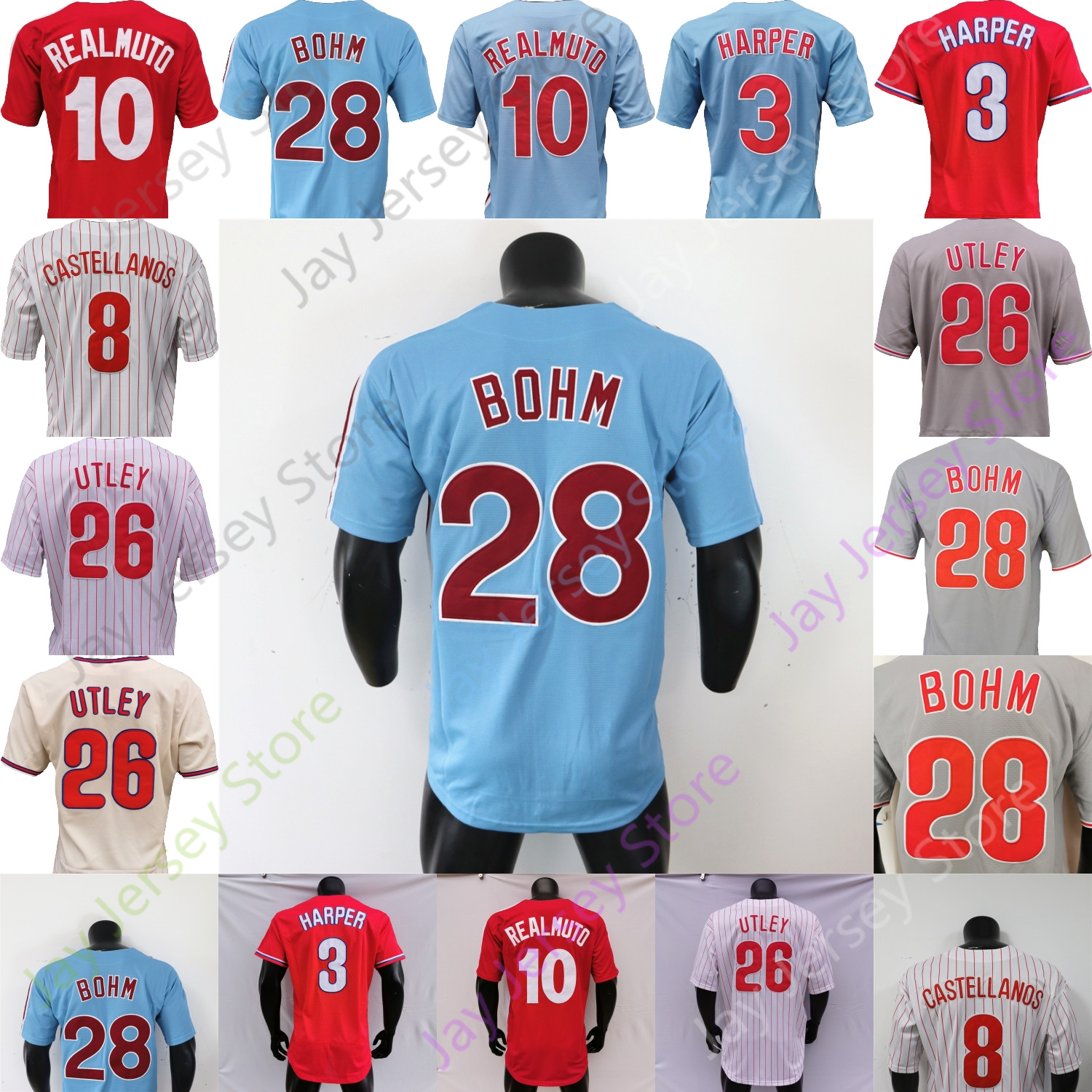 Harper Jersey Nick Castellanos J. T. Realmuto Chase Utley Alec Bohm Blue Cool Base Grey Red Pinstripe Player, 26 chase utley cream player
Harper Jersey Nick Castellanos J. T. Realmuto Chase Utley Alec Bohm Blue Cool Base Grey Red Pinstripe Player, 26 chase utley cream player