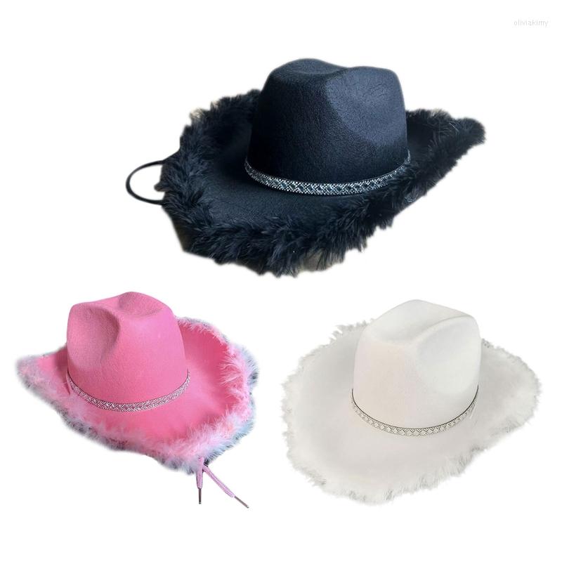 Berets Fashion Vintage Cowboy Hat Western Style Large Feather Brim Fedora Felt Jazz Accessory Wide BrimBerets, Black
Berets Fashion Vintage Cowboy Hat Western Style Large Feather Brim Fedora Felt Jazz Accessory Wide BrimBerets, Black