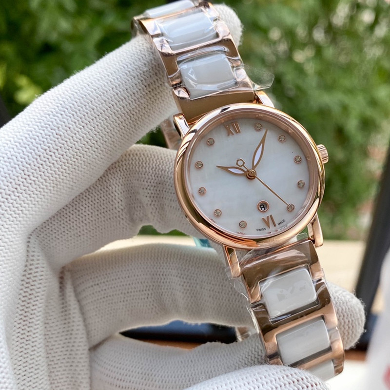 Fashion Quartz Women's Watch 28mm 316l Stainless Steel Case ceramics Band Mineral Super Mirror Simple Style luxury watches with box high quality watchs, 1#
Fashion Quartz Women's Watch 28mm 316l Stainless Steel Case ceramics Band Mineral Super Mirror Simple Style luxury watches with box high quality watchs, 1#