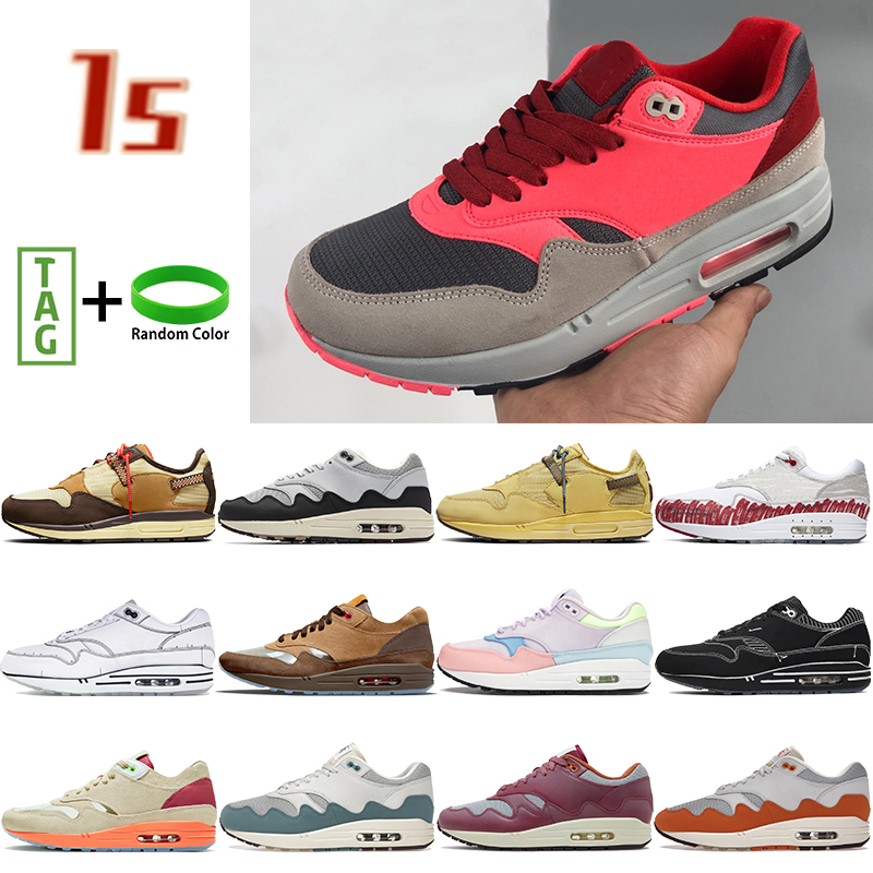 Top Quality 1s Running Shoes Clot Solar Red Men Women Sneakers Patta Waves Black Grey Monarch Noise Aqua Kiss Of Dead Tea Classic Trainers, Shoe box
Top Quality 1s Running Shoes Clot Solar Red Men Women Sneakers Patta Waves Black Grey Monarch Noise Aqua Kiss Of Dead Tea Classic Trainers, Shoe box