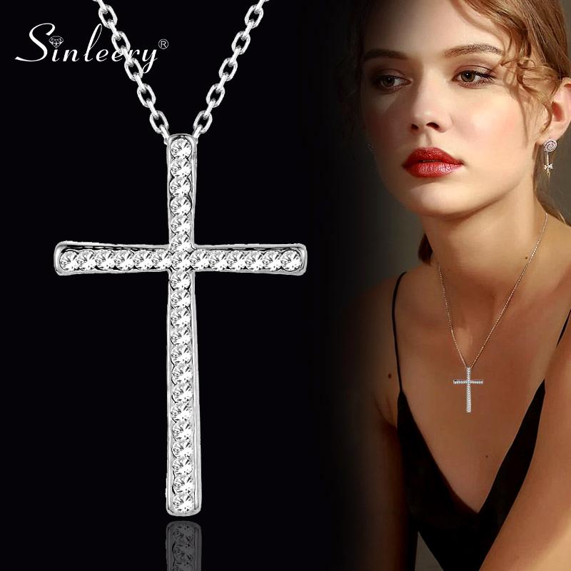 Pendant Necklaces Silver Color Rhinestone Cross Stainless Steel Necklace Chain For Women And Girl Choker ZD1 SSHPendant
Pendant Necklaces Silver Color Rhinestone Cross Stainless Steel Necklace Chain For Women And Girl Choker ZD1 SSHPendant