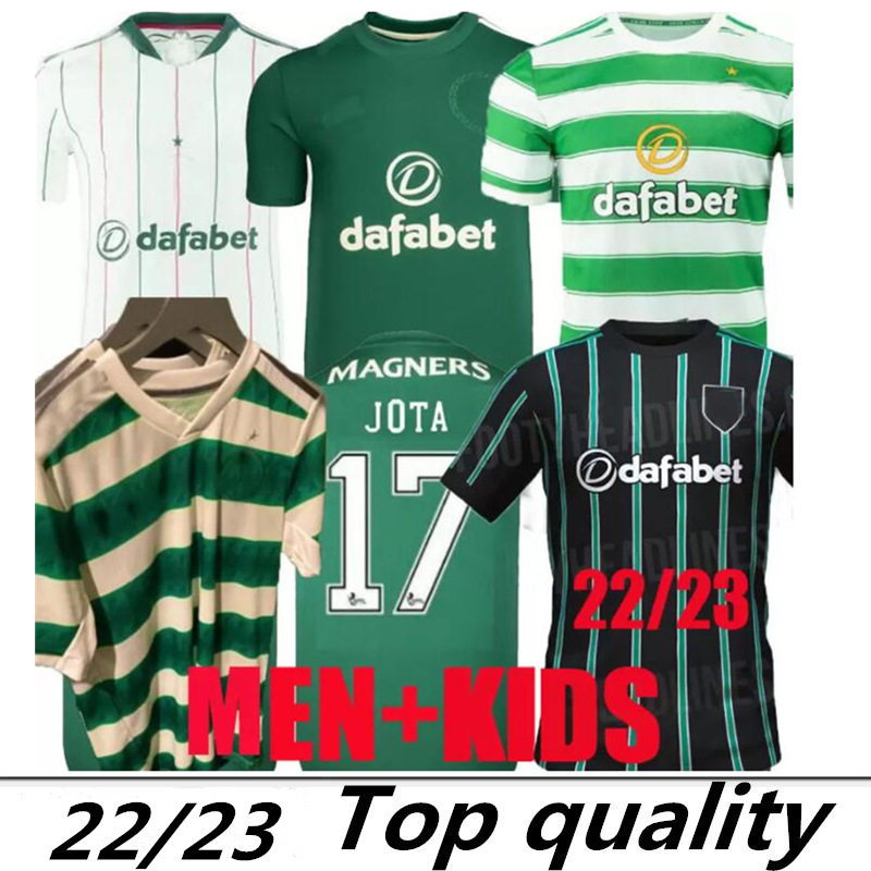 22 23 Celtic Soccer Jersey Home KYOGO ABADA AJETI Away Soccer Shirt Third FORREST TURNBULL JOTA 2022 2023 Goalkeeper Football Uniforms Adult Kids fans
22 23 Celtic Soccer Jersey Home KYOGO ABADA AJETI Away Soccer Shirt Third FORREST TURNBULL JOTA 2022 2023 Goalkeeper Football Uniforms Adult Kids fans