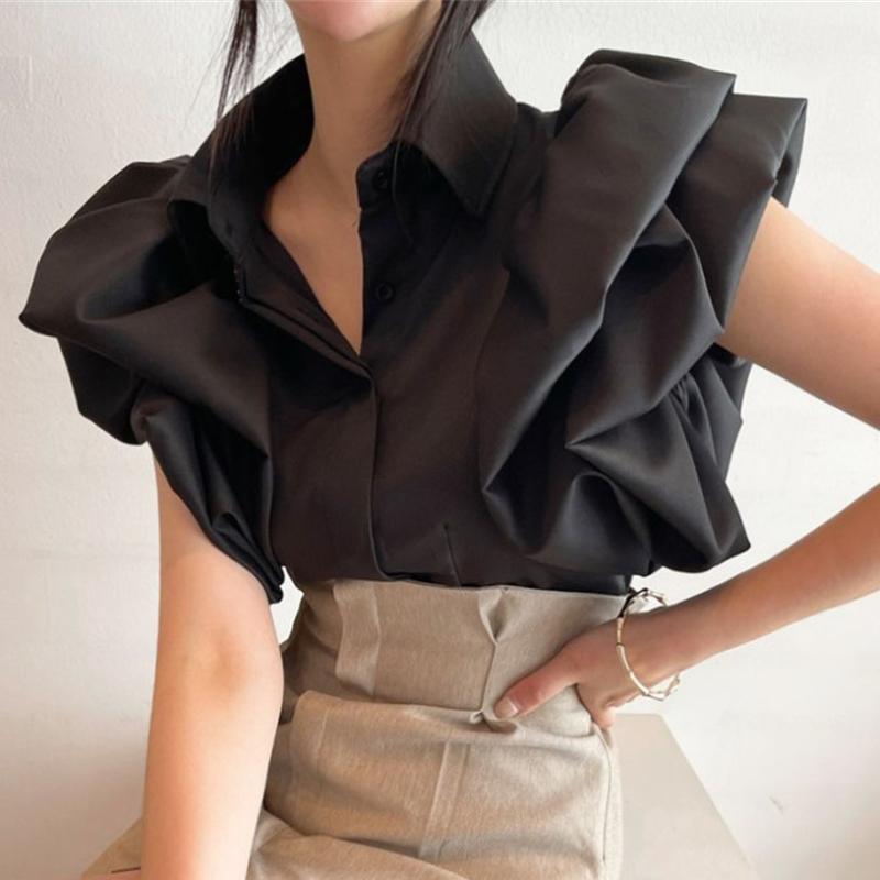 Women's Blouses & Shirts HziriP Design Solid Puff Sleeves Fashion Women 2022 High Quality OL Streetwear Vintage Femme Gentle Summer Tops, White
Women's Blouses & Shirts HziriP Design Solid Puff Sleeves Fashion Women 2022 High Quality OL Streetwear Vintage Femme Gentle Summer Tops, White