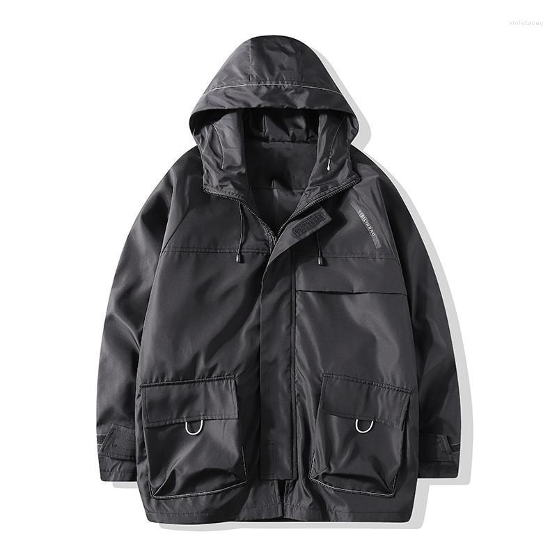Men's Trench Coats Large Size Japanese Retro Hooded Windbreaker Big Pocket Tooling Jacket Trendy Loose Casual Coat Men Viol22, Black
Men's Trench Coats Large Size Japanese Retro Hooded Windbreaker Big Pocket Tooling Jacket Trendy Loose Casual Coat Men Viol22, Black